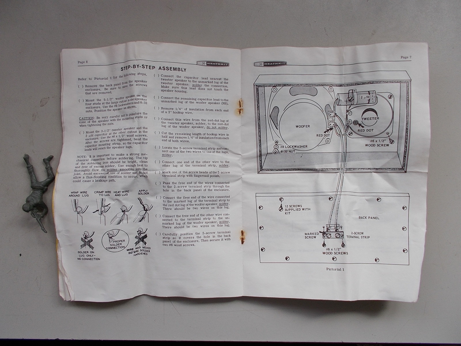 Heathkit Assembly Manual AS-81 Speaker System Guide Book *FREE SHIPPING*