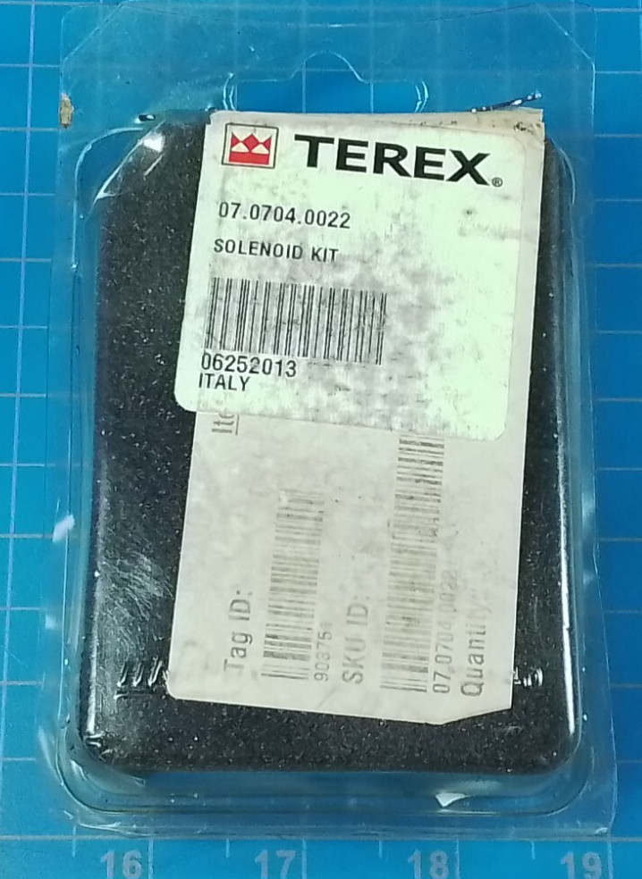 GENIE TEREX TX51 FORKLIFT SOLENOID KIT 07.0704.0022 WALVOIL 5SOL516000 DIVERTER