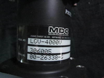 MDC VACUUM 306005 LGV-4000V VALVE MANUAL CRANK CONTROLLER