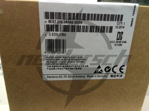 1PC SIEMENS 6ES7215-1AG40-0XB0 DC 6ES7 215-1AG40-0XB0 CPU 1215C NEW