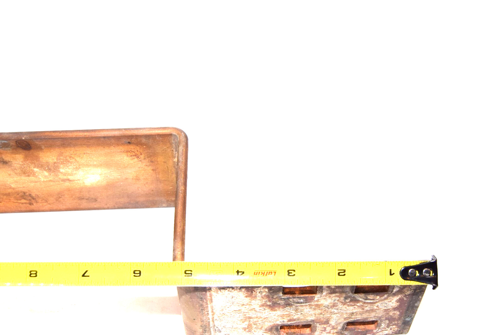 25″ x 3″ x 1/4″ (+4″ offset Step) Copper Flat BusBar bus bar buss bar Stock