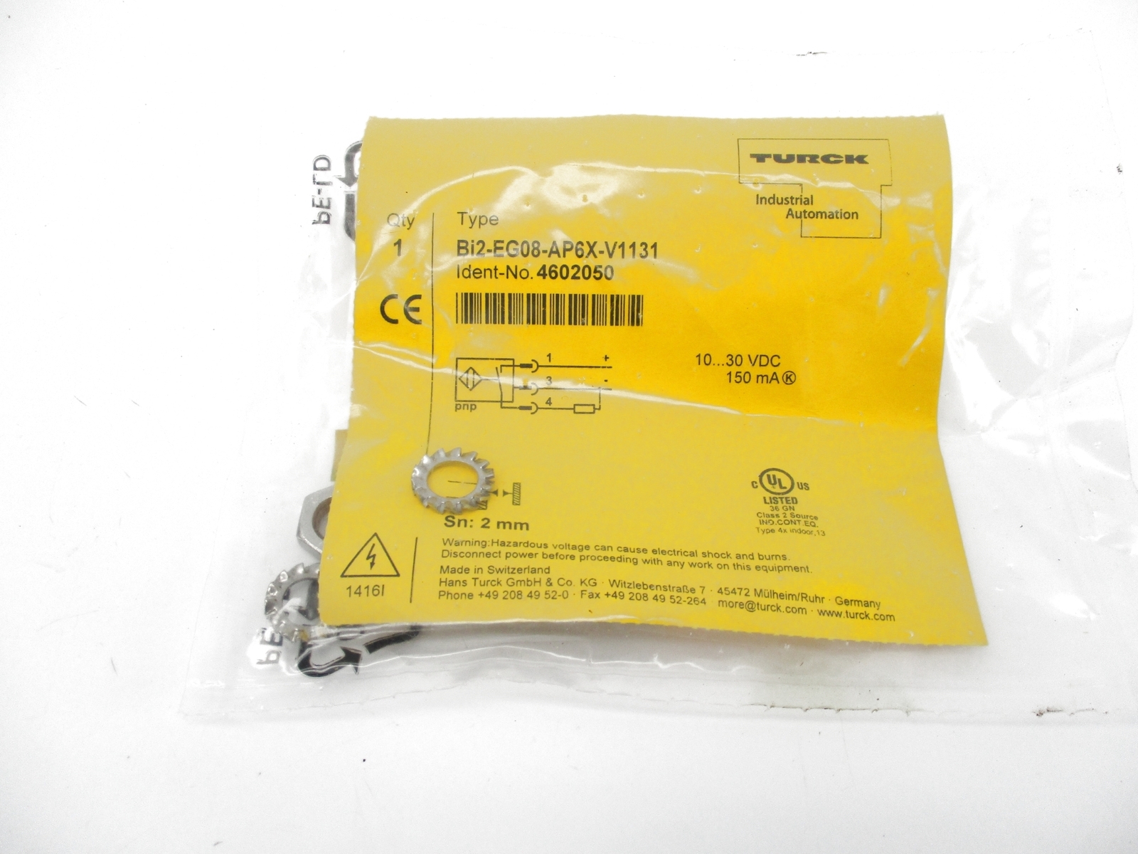 TURCK BI2-EG08-AP6X-V1131 4602060 10-30VDC NSMP