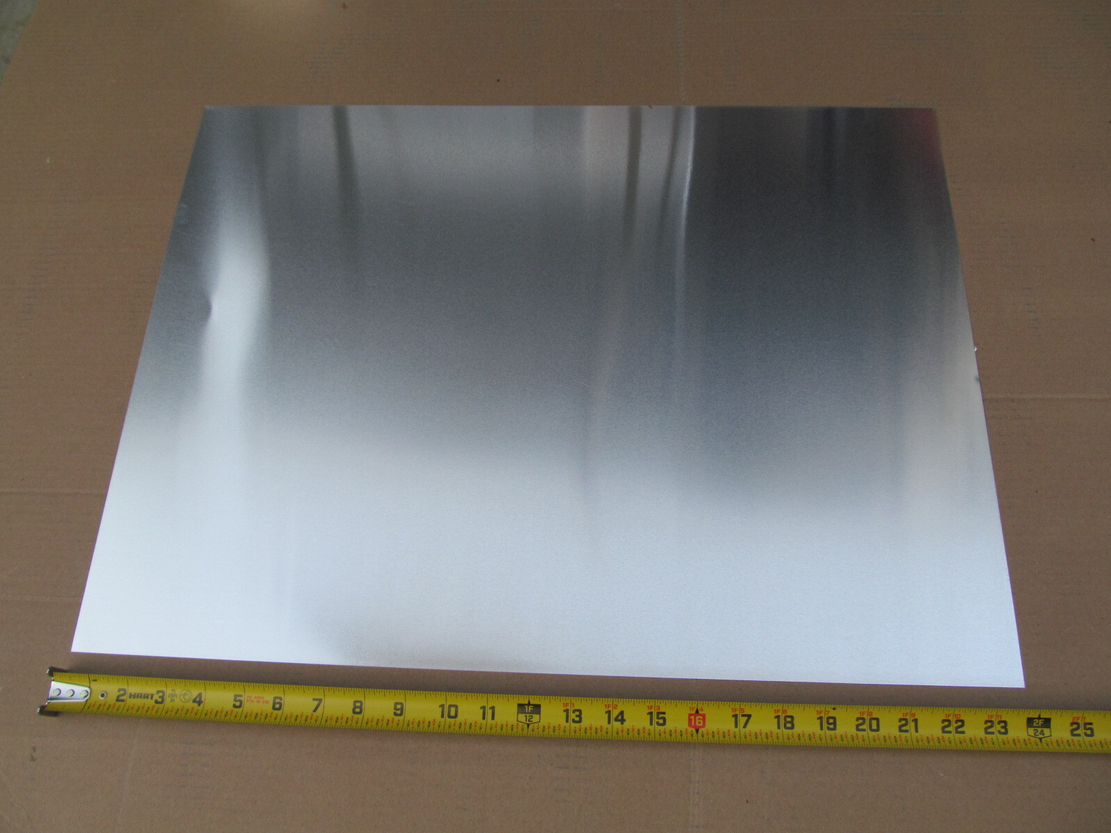 0.15mm thick aluminum sheet metal panel 18″x24″