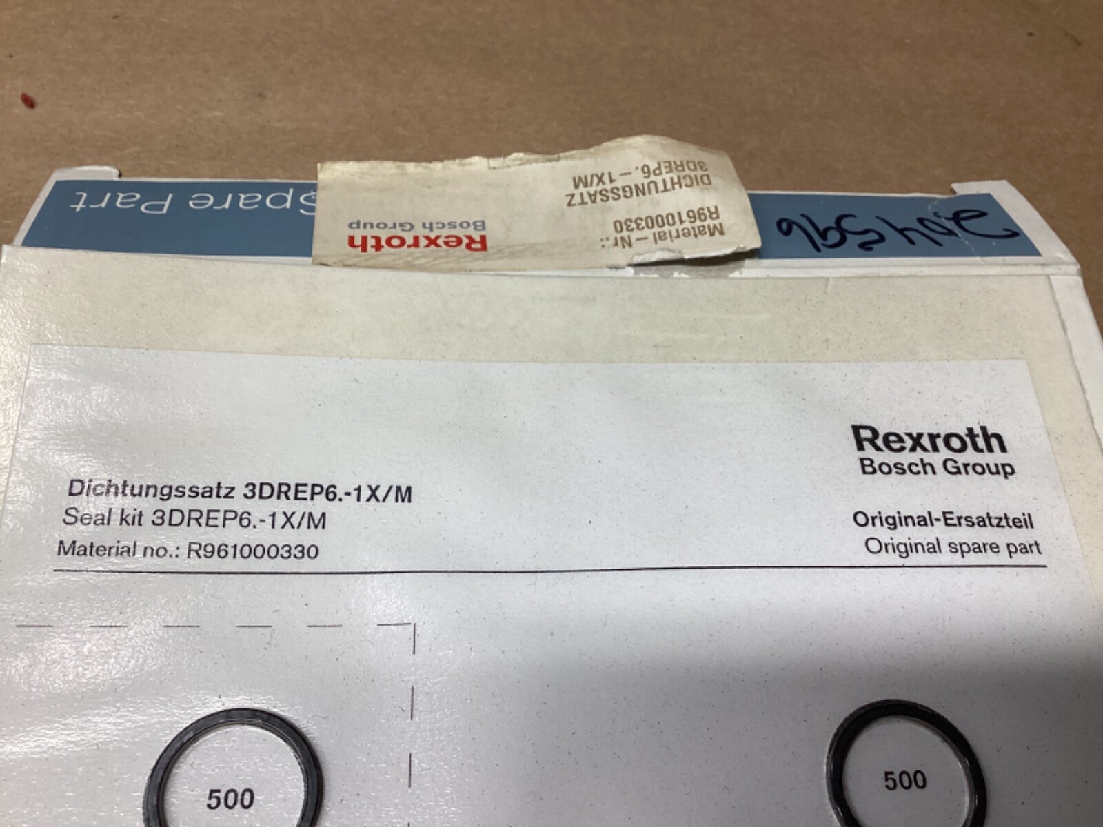 Bosch Rexroth R961000330 Seal kit, 3DREP6-1X/M #103G63