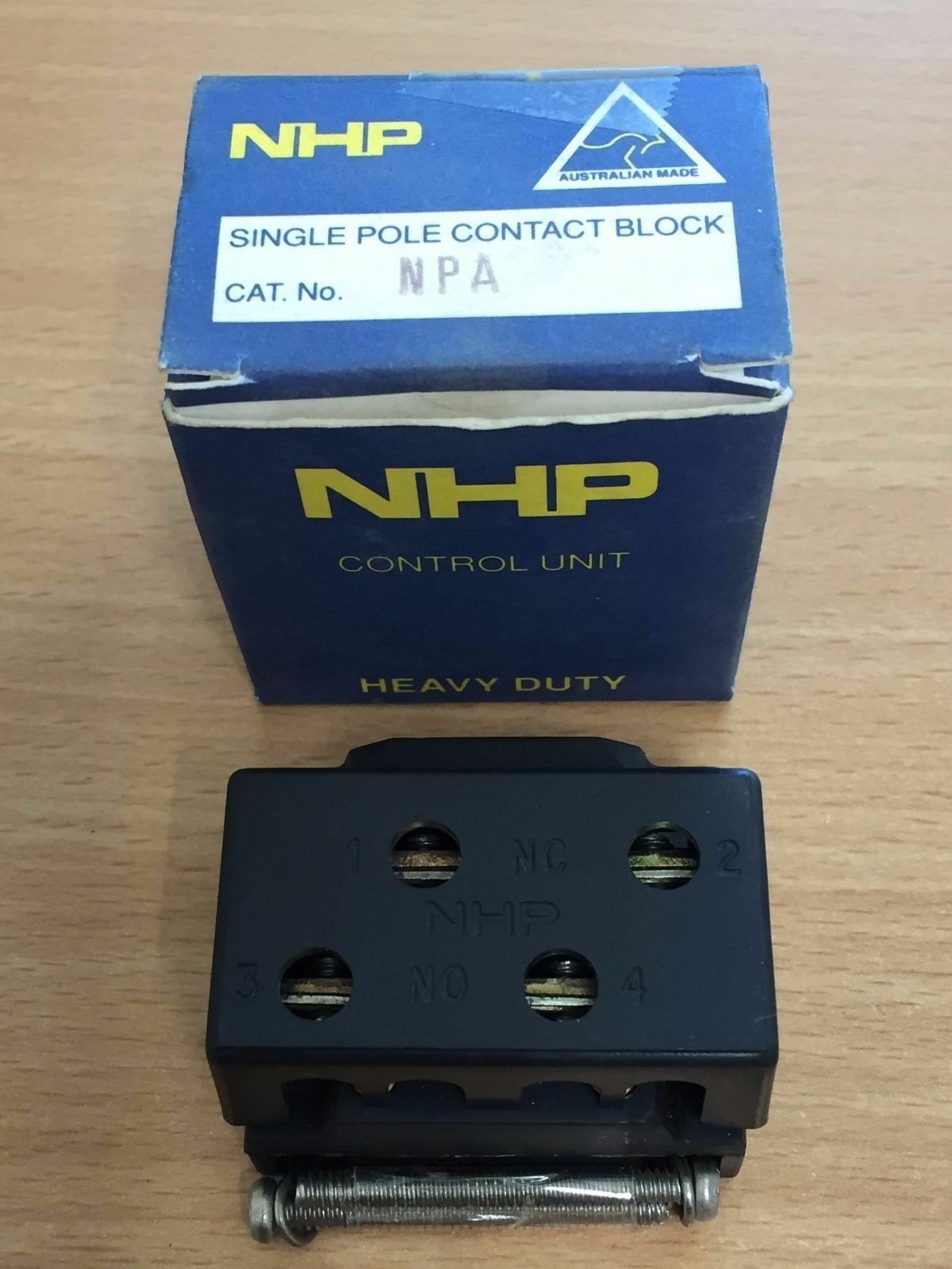 NHP Single Pole Contact Block NPA Control Unit S Series Heavy Duty