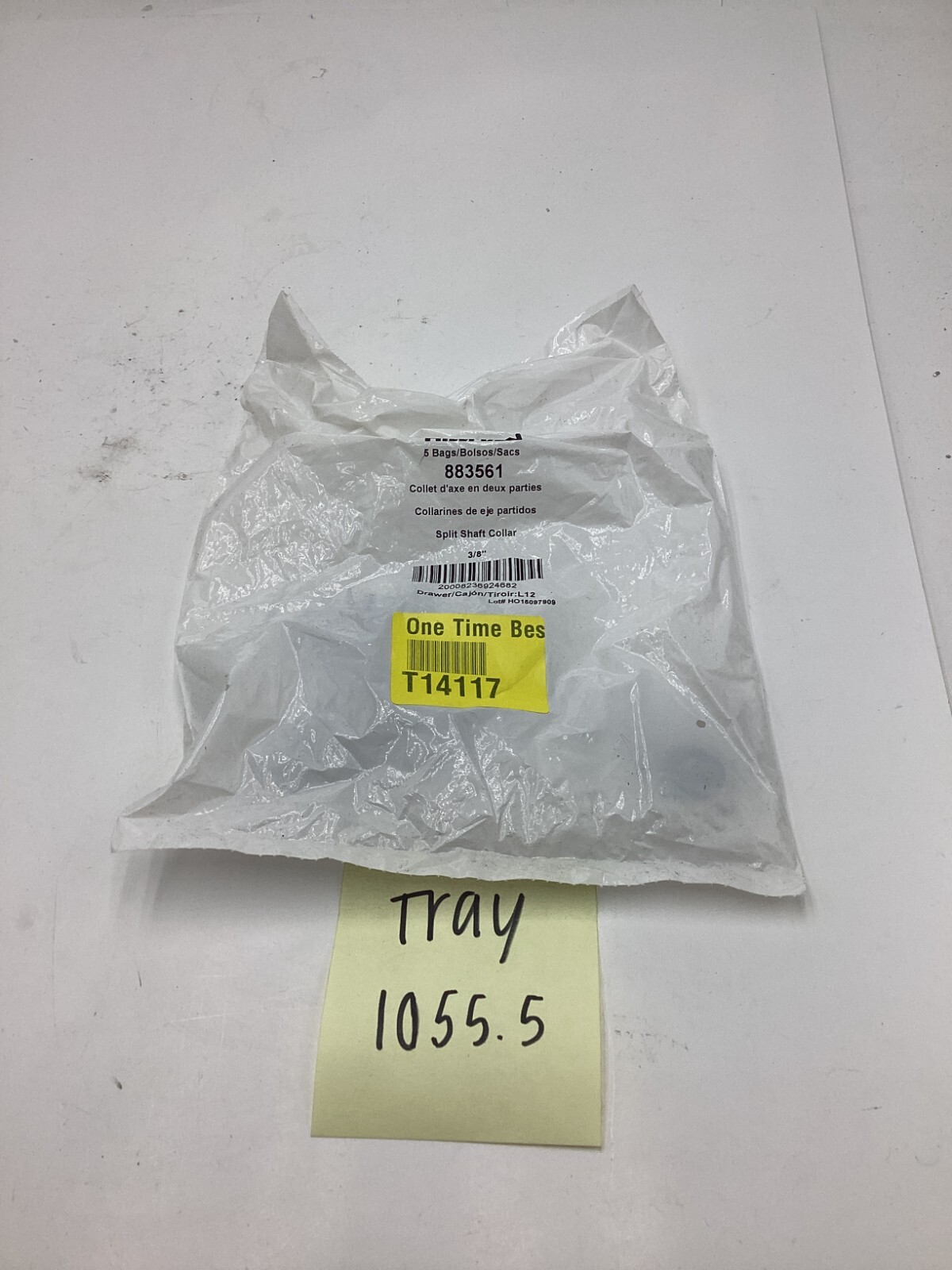 PACK OF 5 HILLMAN -1-3/8″ Double Split Shaft Collar