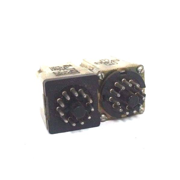 LOT OF 2 POTTER & BRUMFIELD RELAYS KRP14AG , KRPA14AN 120V, 50-60HZ