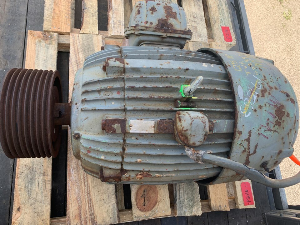 U.S. Electric Motors 125 HP 1800 RPM 460 Volts 444T