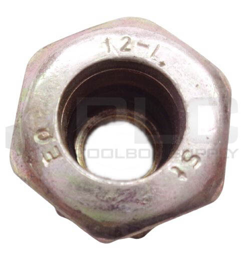 NEW EO/PARKER HYRDAULIC ADAPTER, 1/2″ID TO 3/8″ID, 12-L NUT