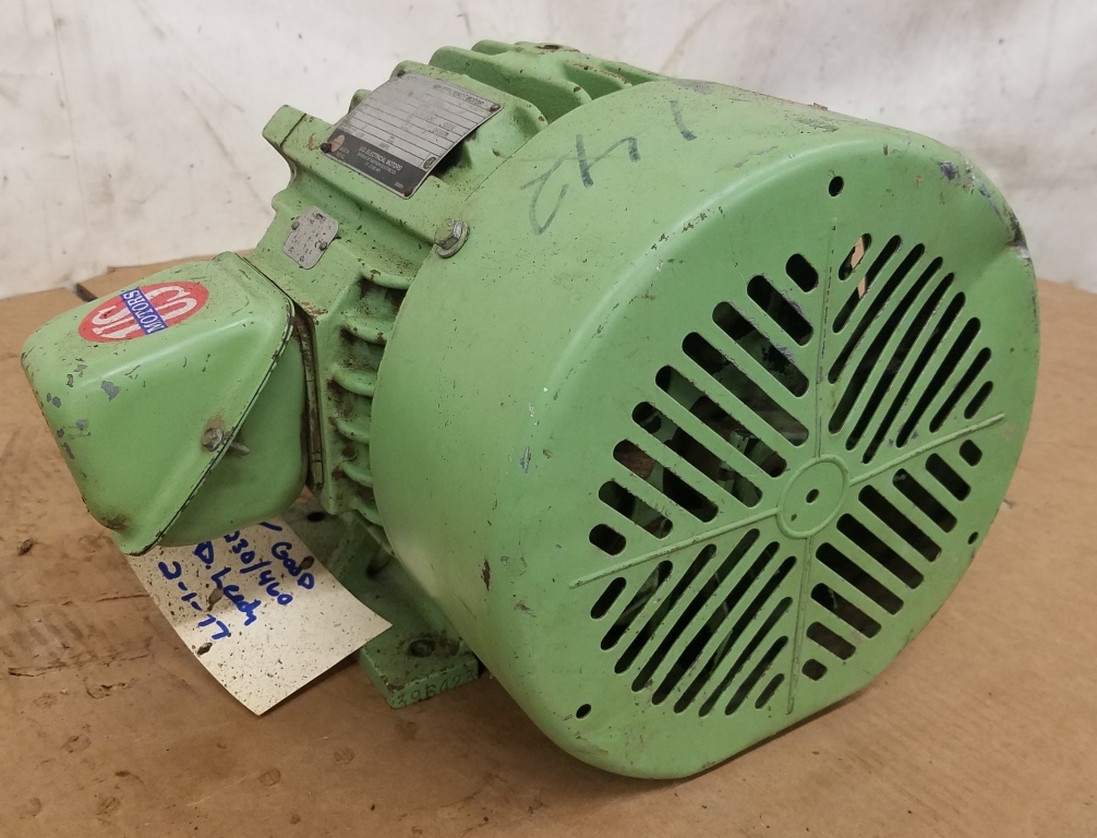 U.S. ELECTRICAL MOTOR, E396-50-W11W256R032M, 3 HP, 3 PH, 1165 RPM, 230/460 VOLTS