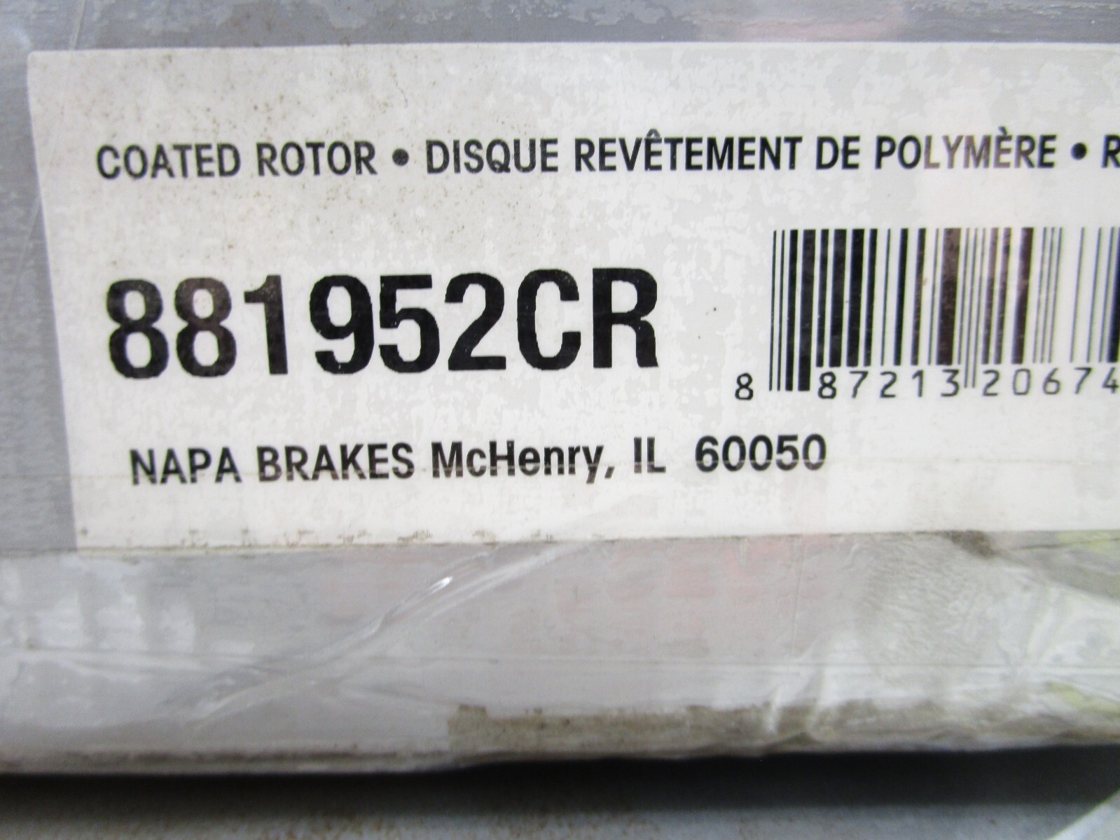 x2 Napa 881952CR Front Disc Brake Rotor Polymer Coated 2015-2020 Ford Mustang