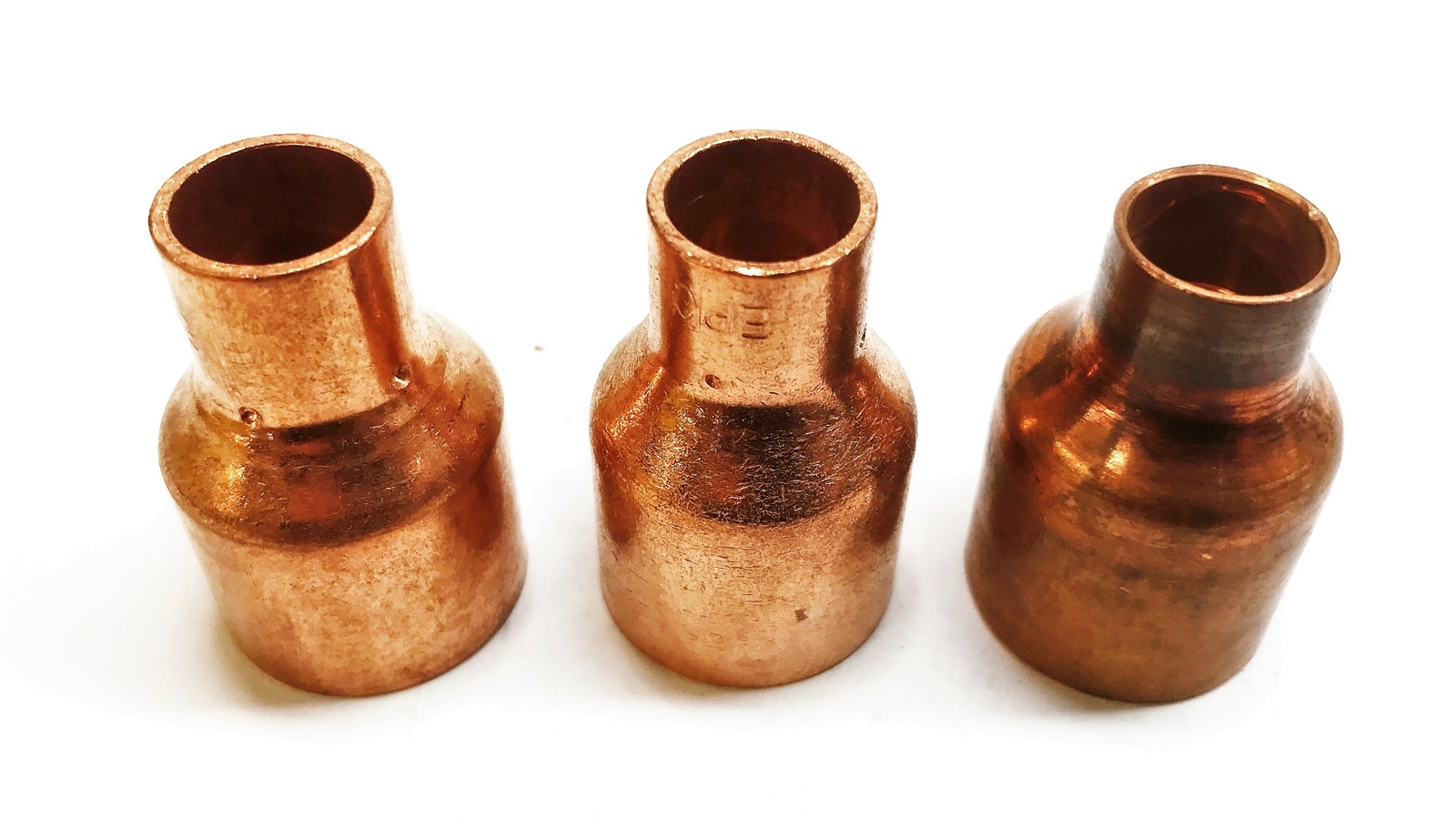 EPC Copper 1″ Sweat x 1/2″ Sweat Coupling [Lot of 3] NOS