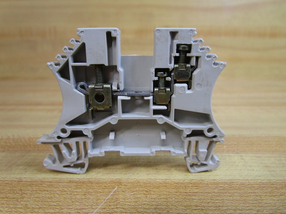 Weidmuller WDU 2.5/1.5/ZR Terminal Block WDU2515ZR (Pack of 11)