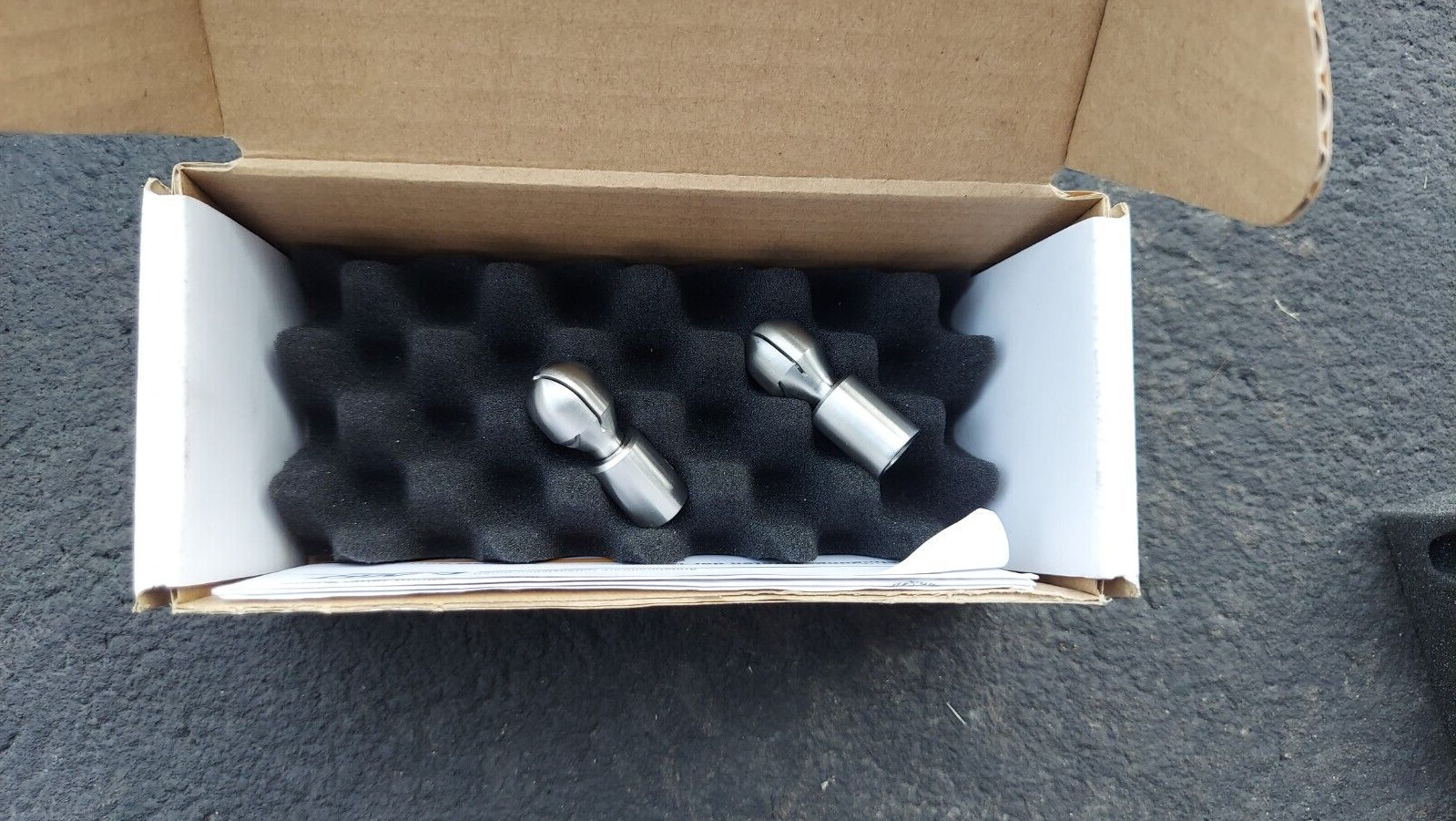 Lot of 2 New AWH TANKO-S20-S 360-degree BSP 1/8″ W1.4435 Ball Spray Heads