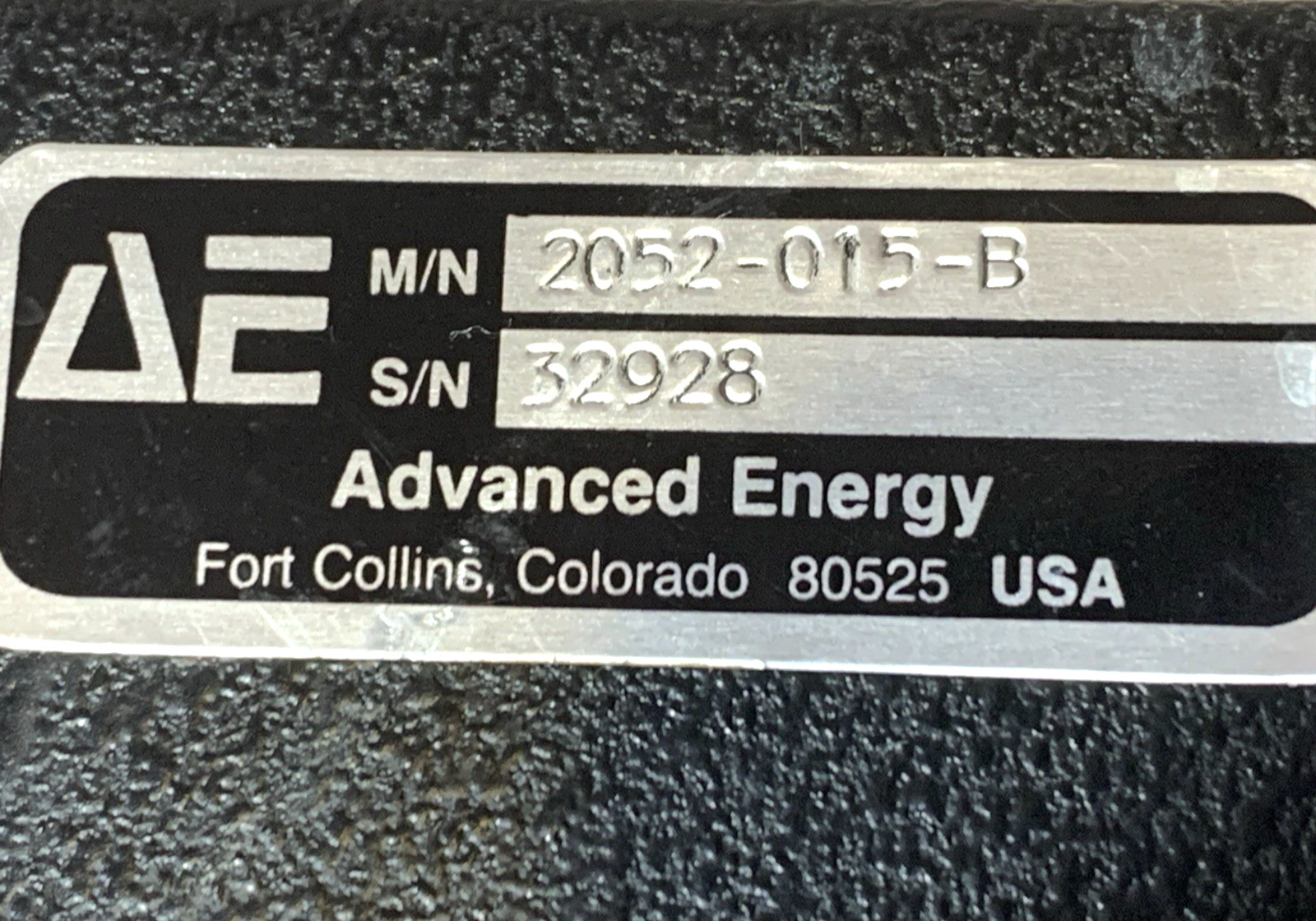 Advanced Energy AE 3152052-016 DC Magnetron Remote Interface, MDX-052, 453002