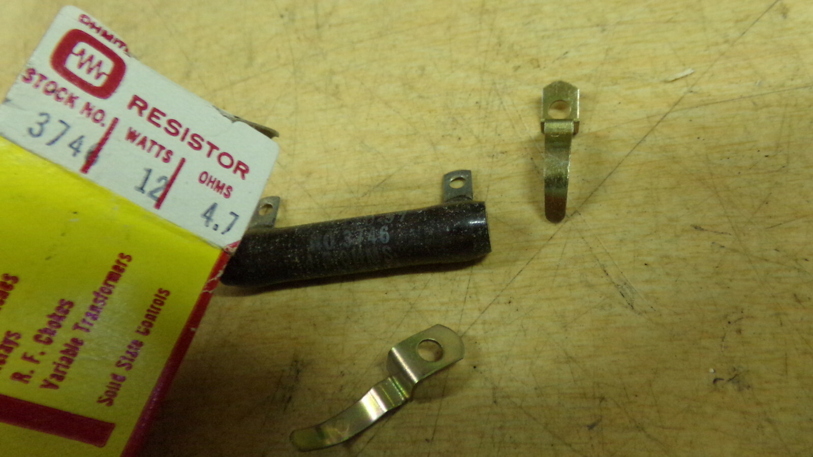 NEW Ohmite 374 Resistor 12 Watts 4.7 OHMS *FREE SHIPPING*