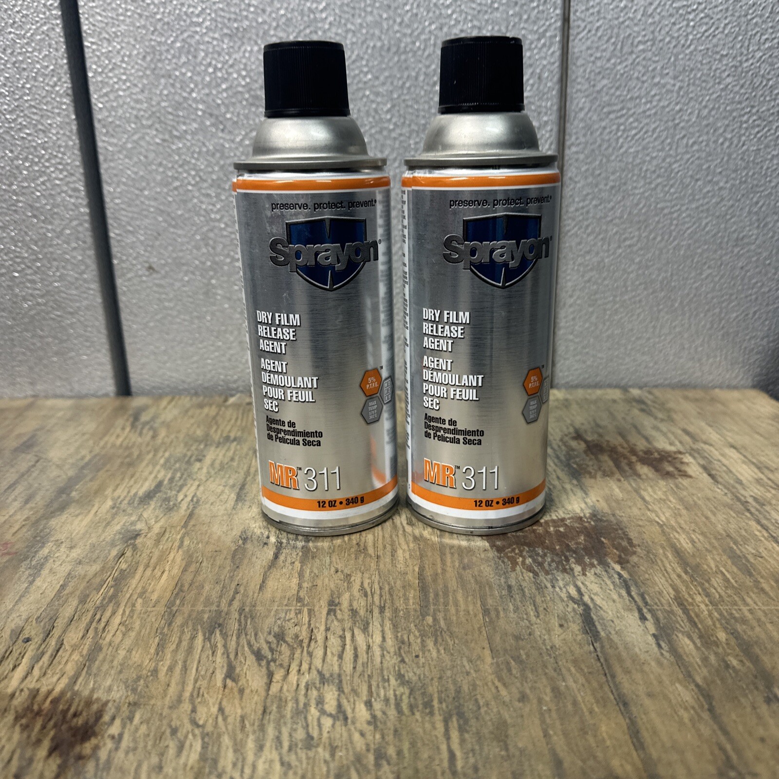Sprayon Sc0311000 Dry Film Release Agent P.T.F.E.,12 Oz. MR311