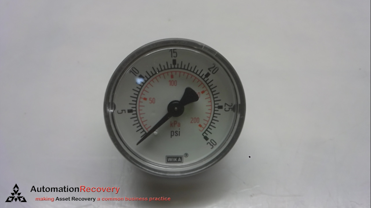 WIKA 9690675, PRESSURE GAUGE, DRY FILLED, COPPER ALLOY, 2″ DIAL, NEW #303506
