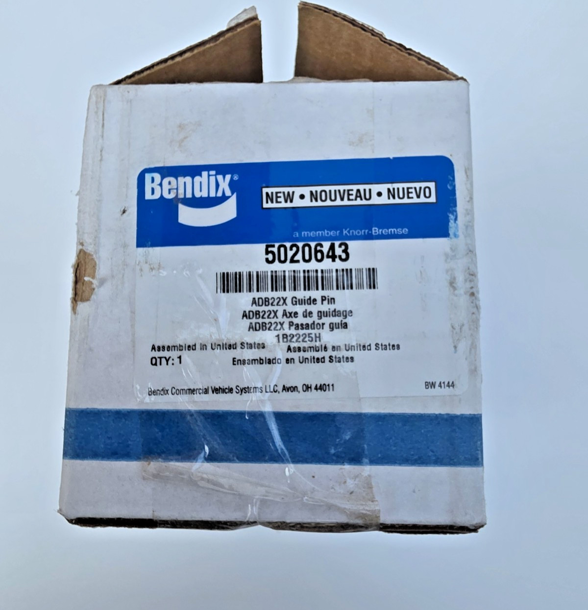 Bendix 5020643 ADB22X Guide Pin Kit Brake Caliper Pin New OEM Heavy Duty Truck