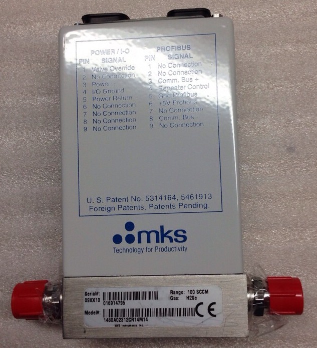 MKS Mass Flow Controller 1480A02312CR14M14, H2Se, 100 SCCM, ShipSameDay#1619A26