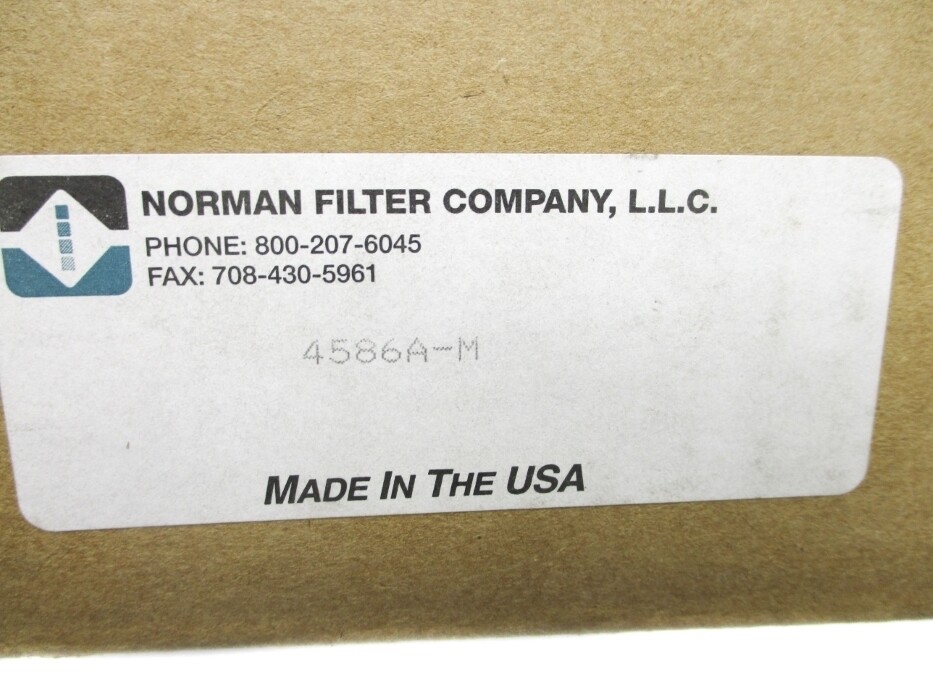 NORMAN FILTER COMPANY 4586A-M NSMP