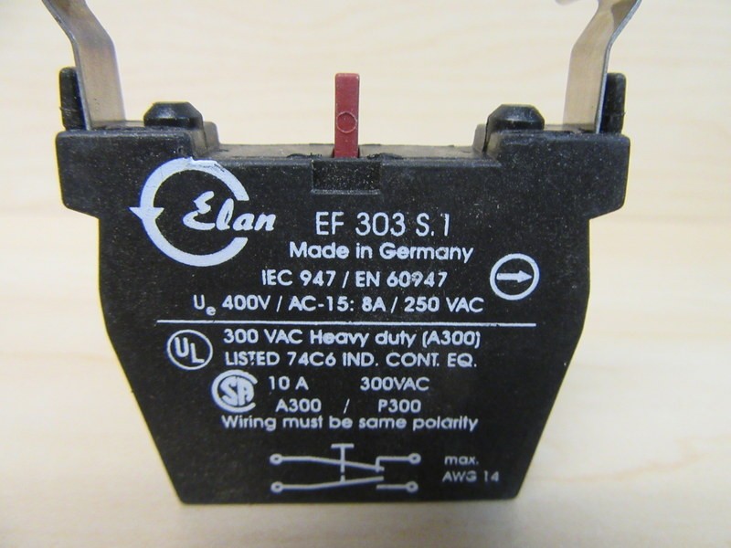 Elan Schmersal EF303S.1 Contact Block