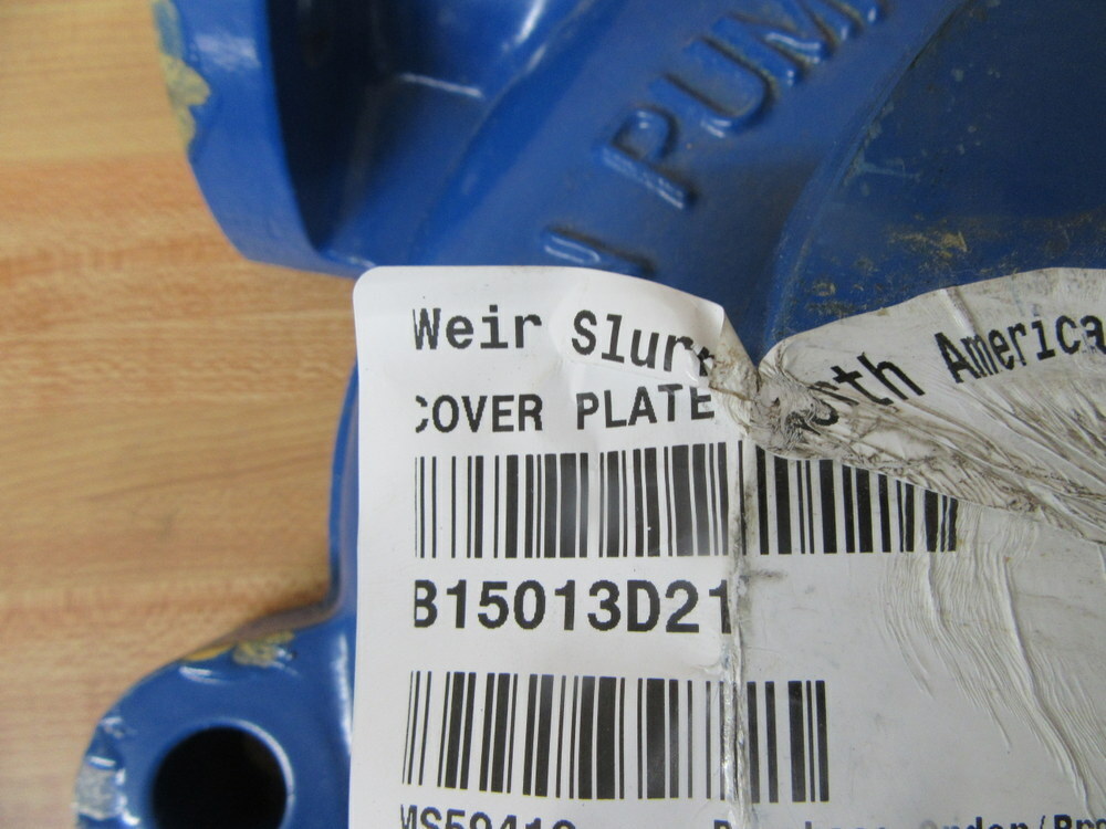 Weir Slurry B15013D21 Cover Plate