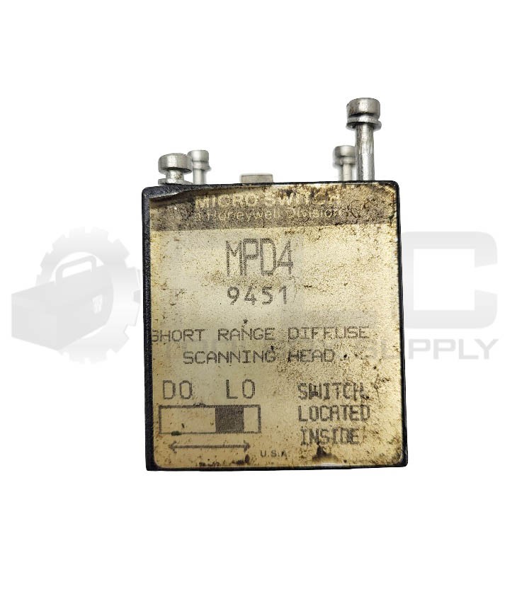 MICRO SWITCH MPD4 SHORT RANGE DIFFUSE SCANNING HEAD