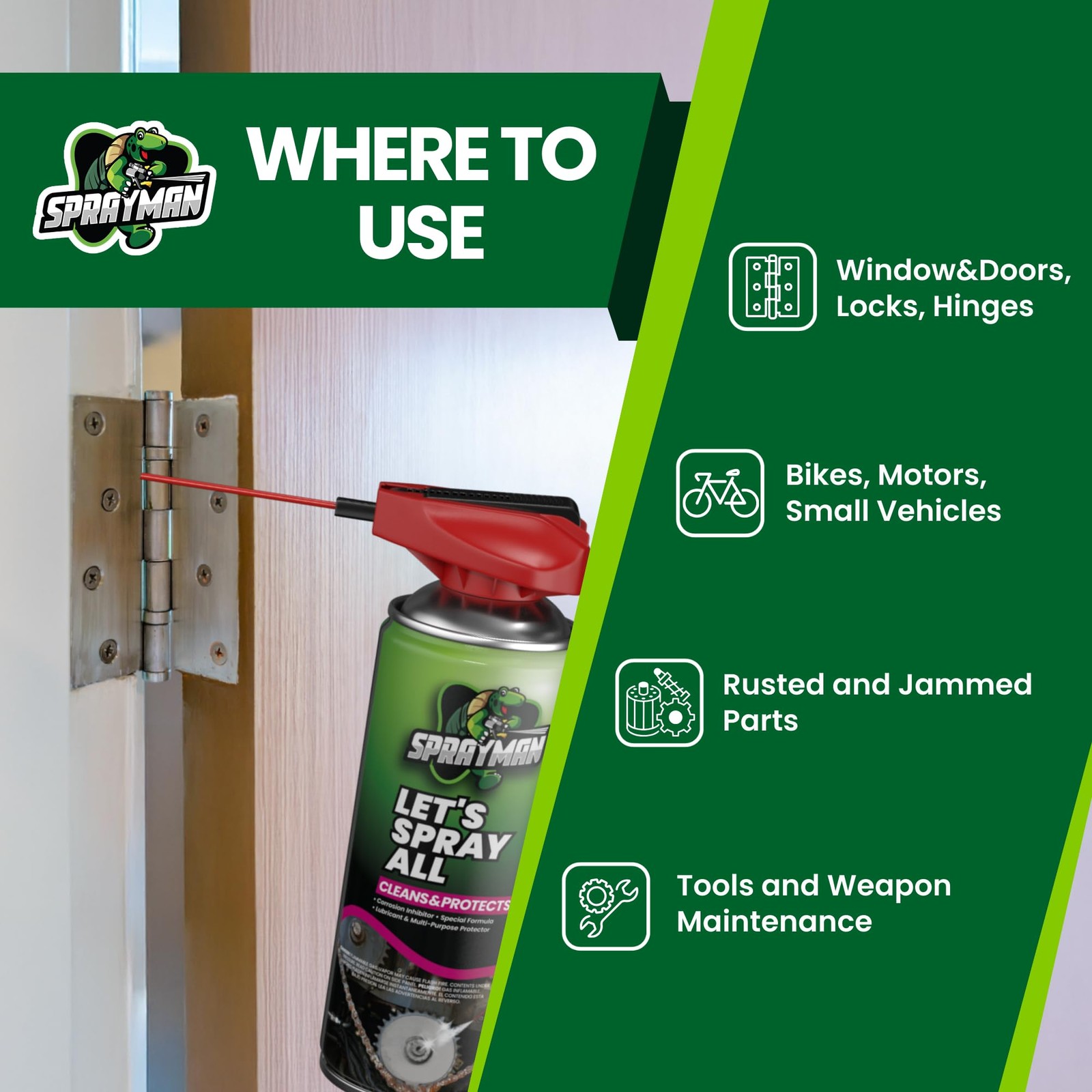 Let’s Spray All Corrosion Inhibitor (2×11 oz.) Long-Lasting Penetrating Oil &…