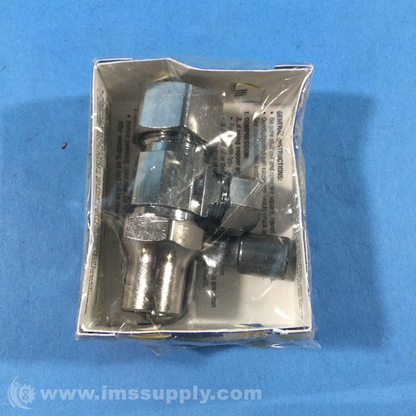 Brass Craft SCR19X-C 1/2″ x 3/8″ Angle Supply Valve, Loose Key FNFP
