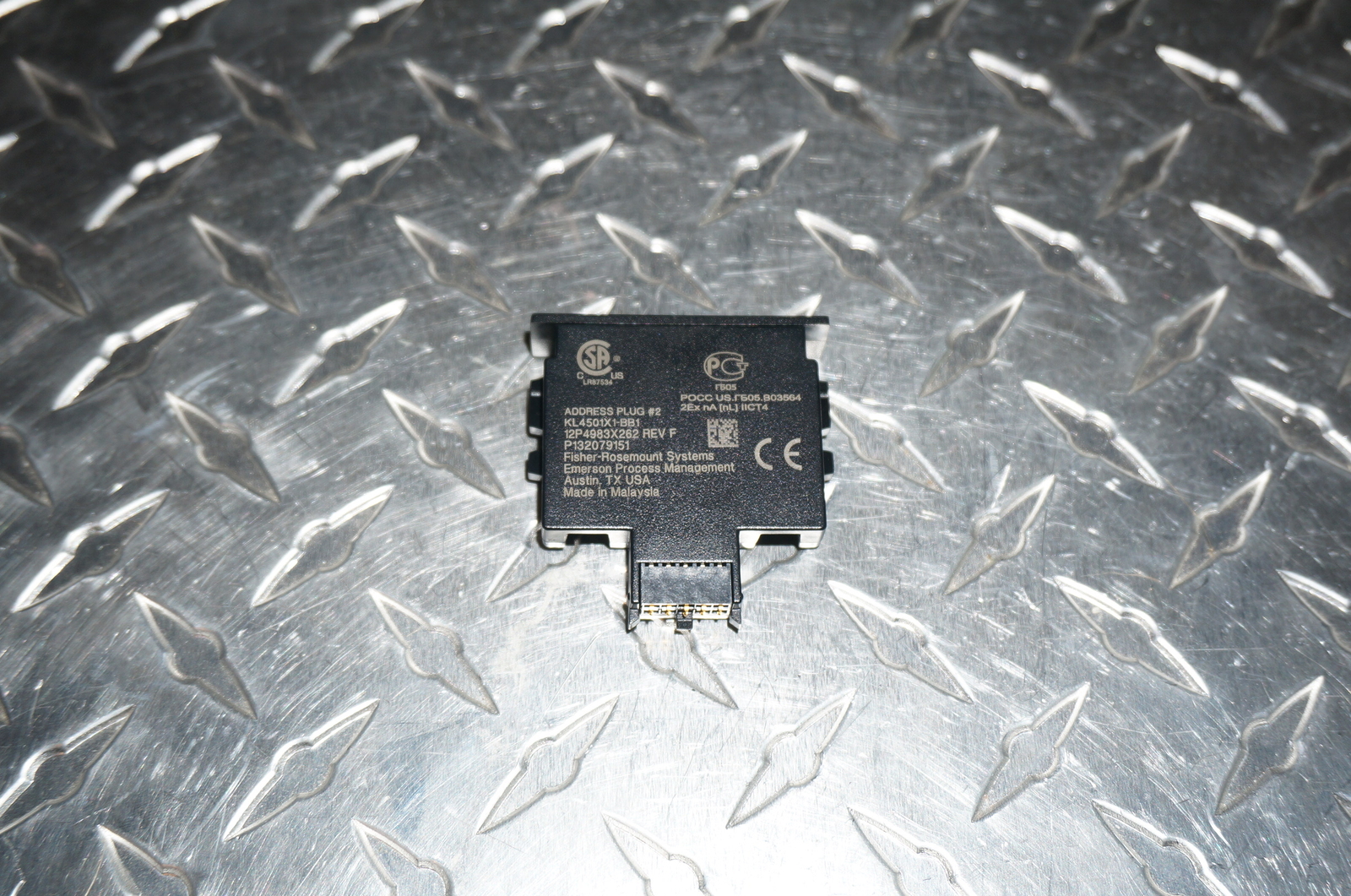 EMERSON DELTAV KL4501X1-BB1 ADDRESS PLUG #2 KL4501X1BB1 12P4983