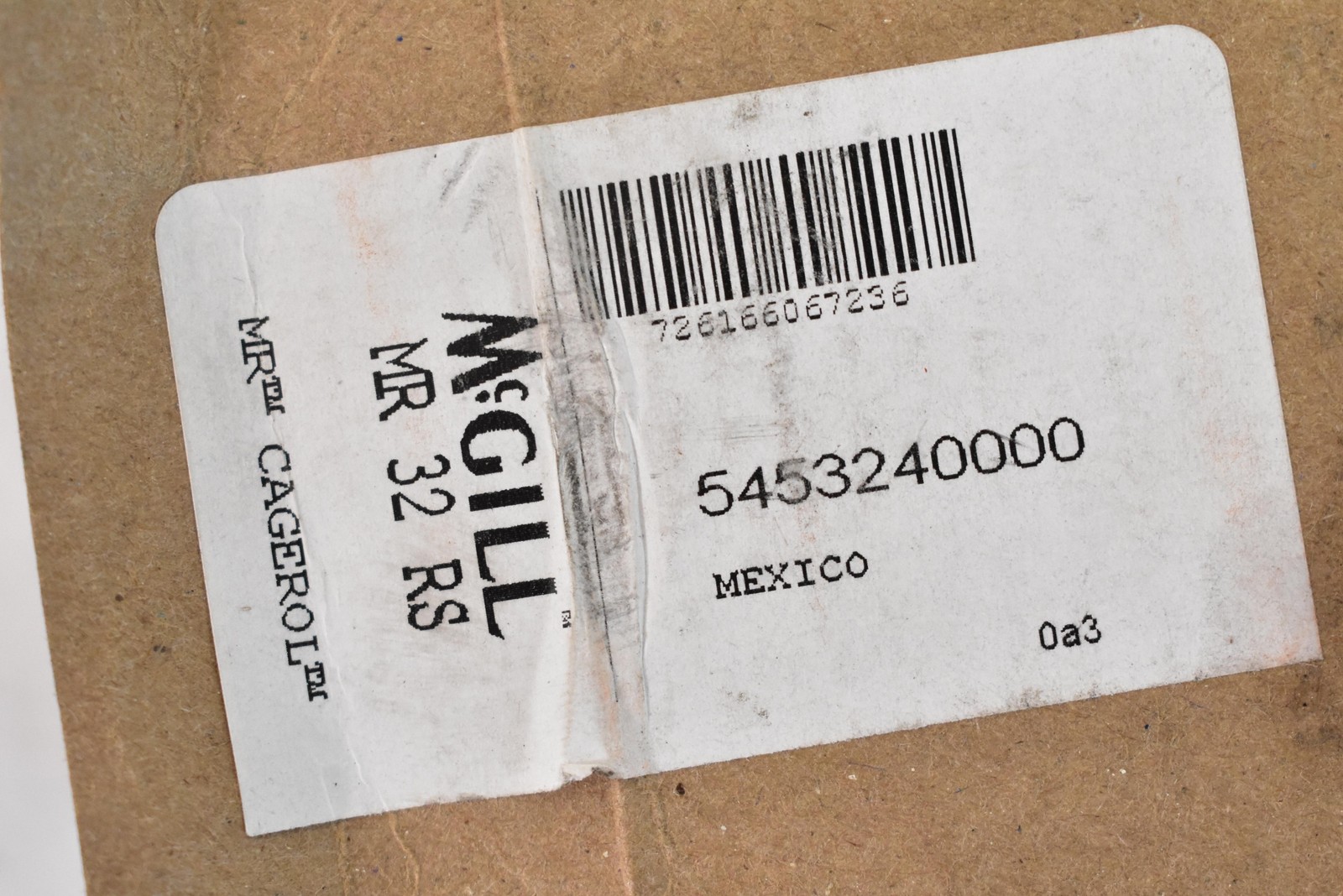 McGill MR32RS Bearing Needle Roller 2.000 ID X 2.562 OD 54532400000 Mexico