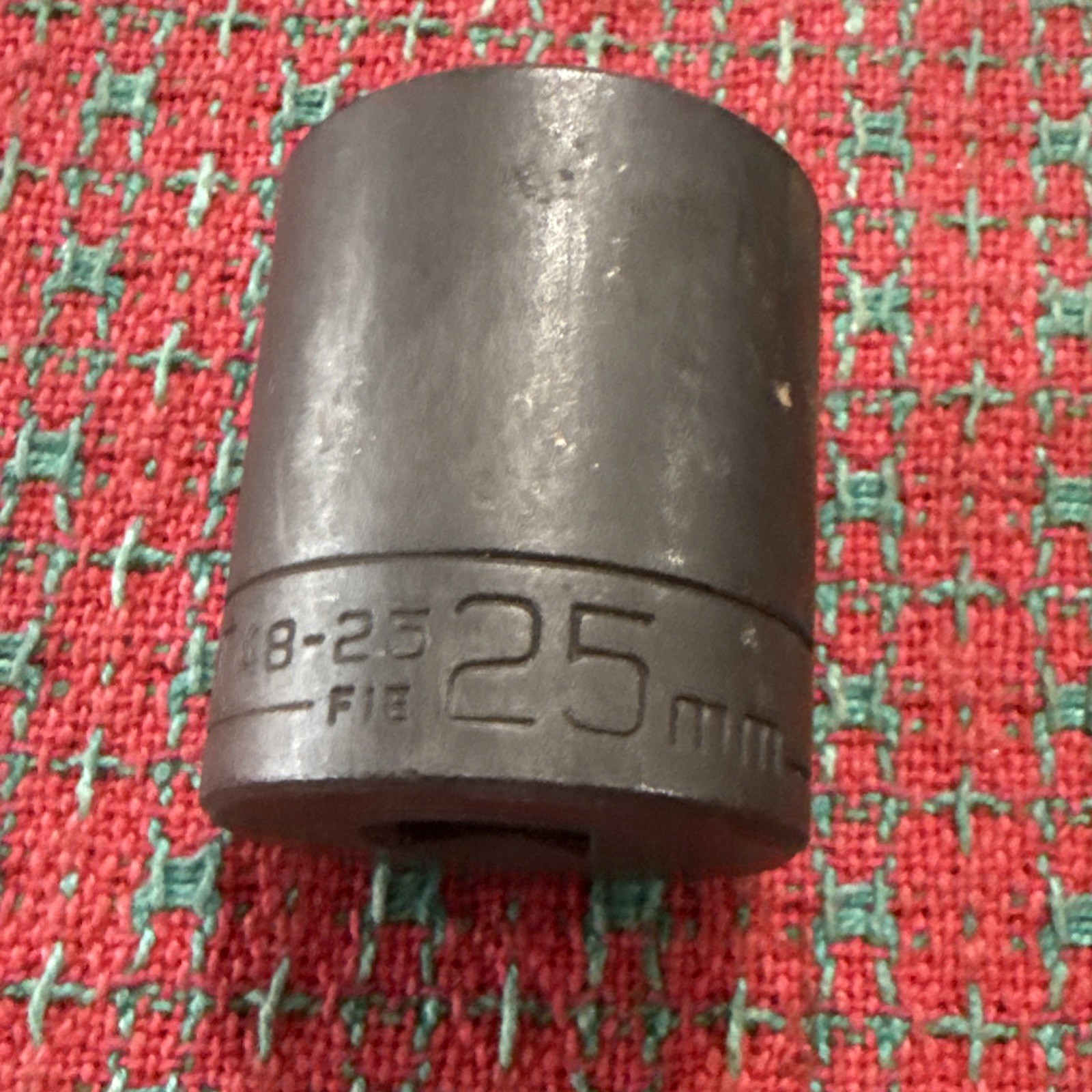Wright Tool 25mm Impact Socket 48-25 1/2” Drive 6 Point 🇺🇸 NOS New
