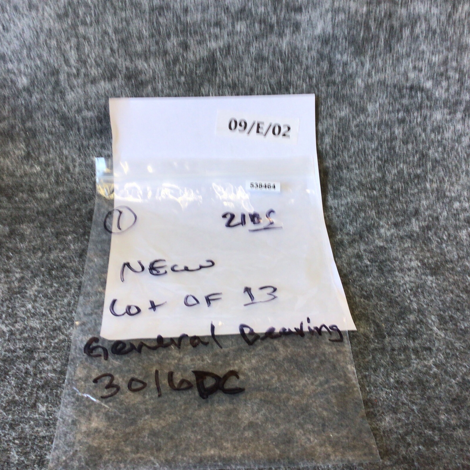 Lot of 13 General Bearing 21863-88 Double Sealed Ball Bearing New