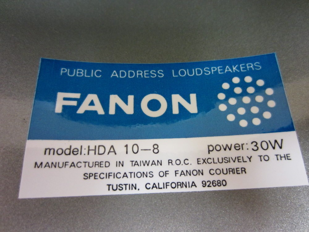 Fanon HDA 10-8 Paging Horn HDA108