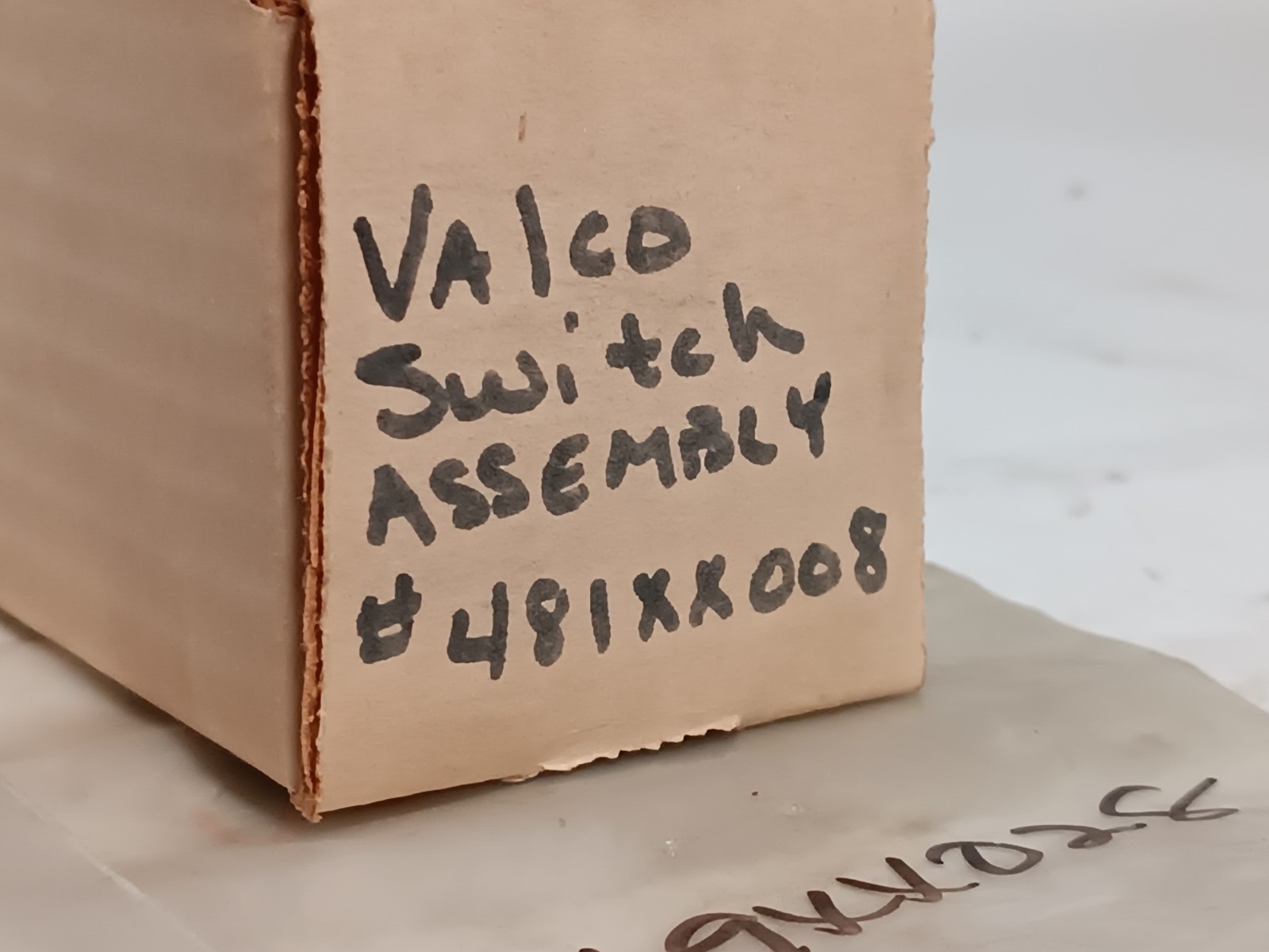 Valco 481xx008 Switch Assembly with 769xx028 Nut (thought to be a part of Assy)