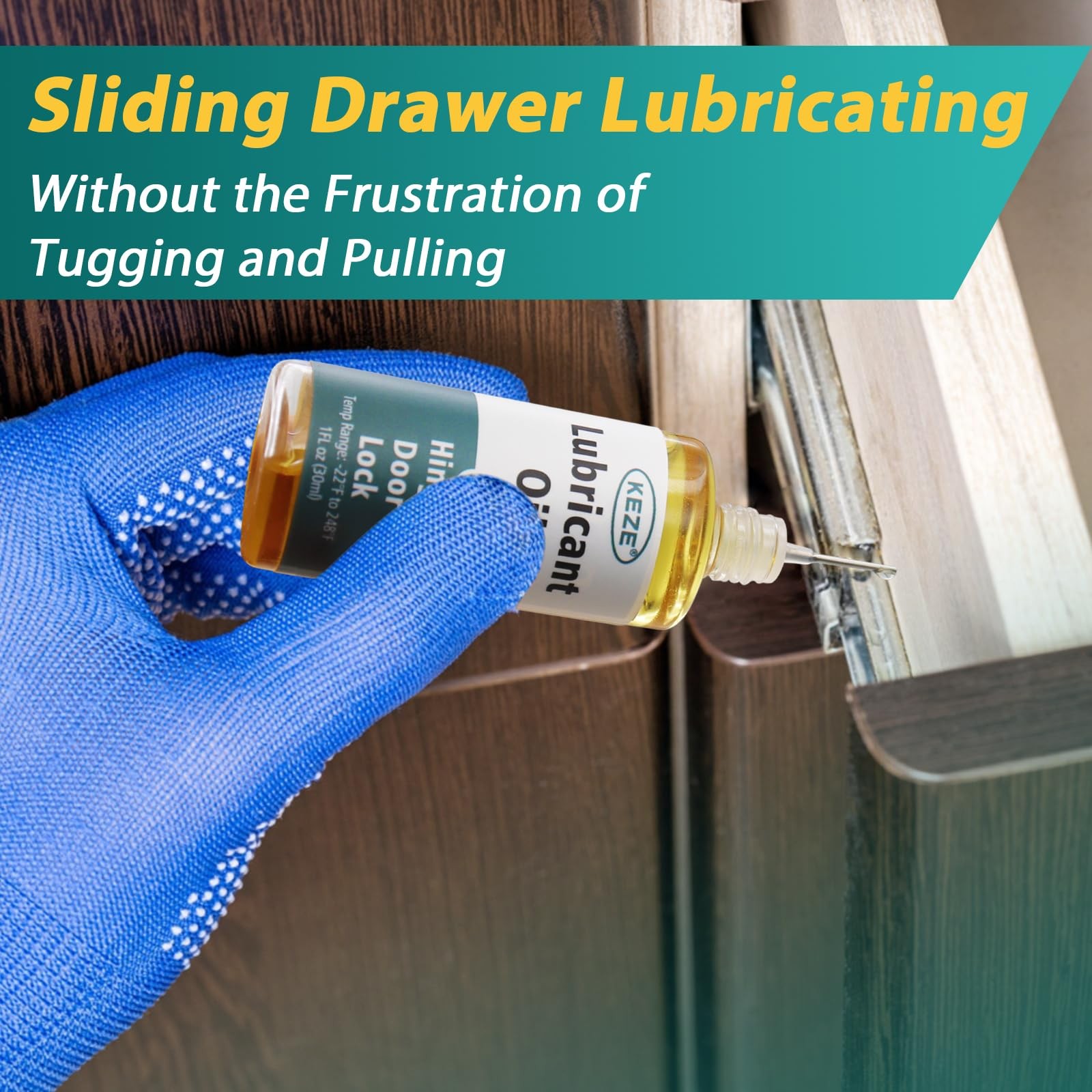 Door Hinge Lubricant Squeaky Fix Lubricating Oil Synthetic Knife Lube Lock