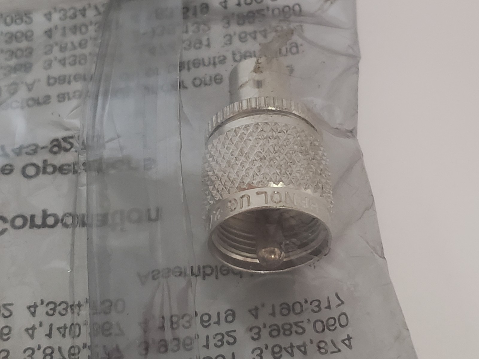 AMPHENOL UG-273/U CONNECTOR PLUG FEMALE-UHF MALE ADAPTER NIB