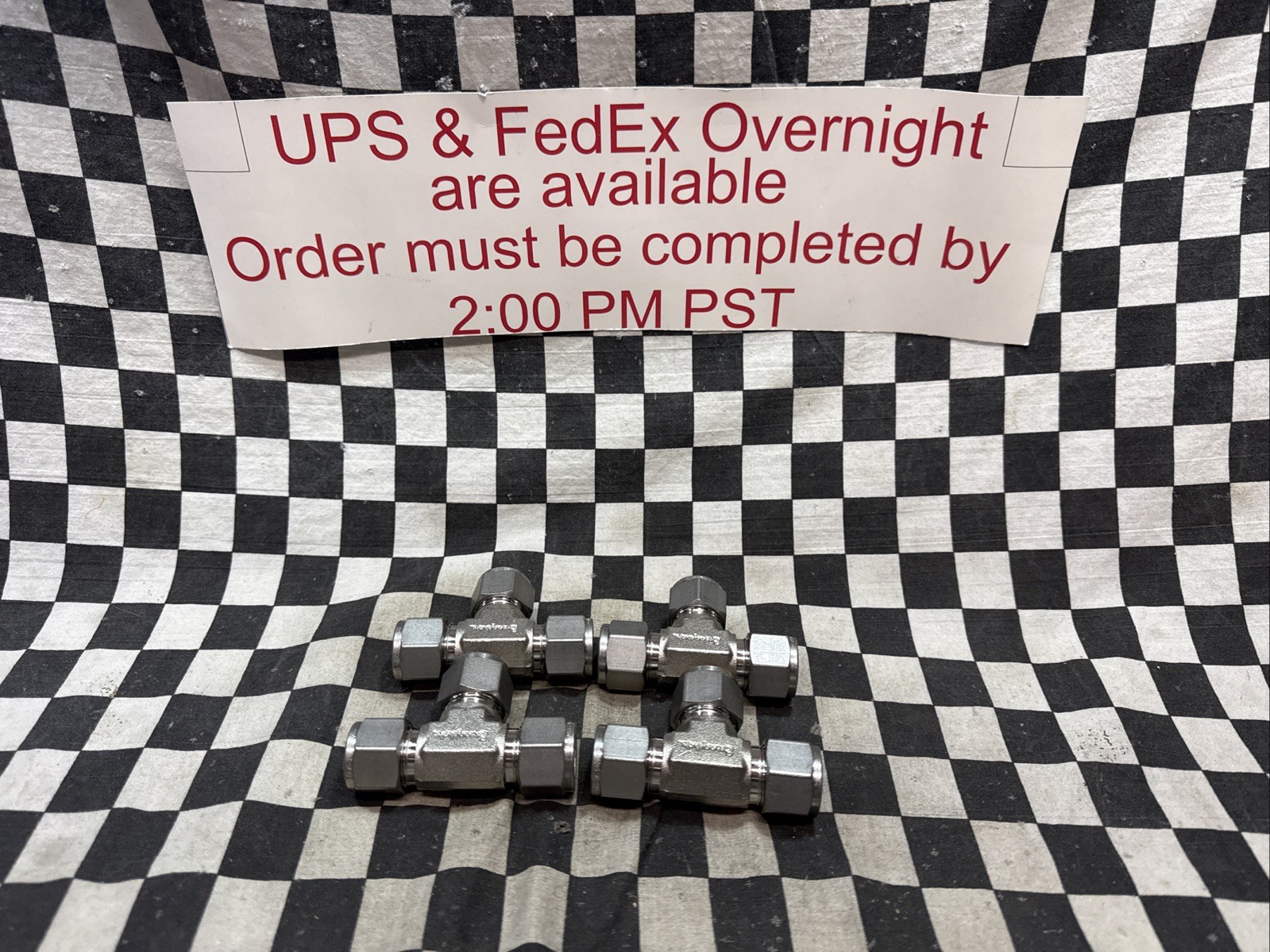 Swagelok SS-810-3, SS8103, TEE Union 1/2″, LOT OF 4, SHIPSAMEDAY#1627W2