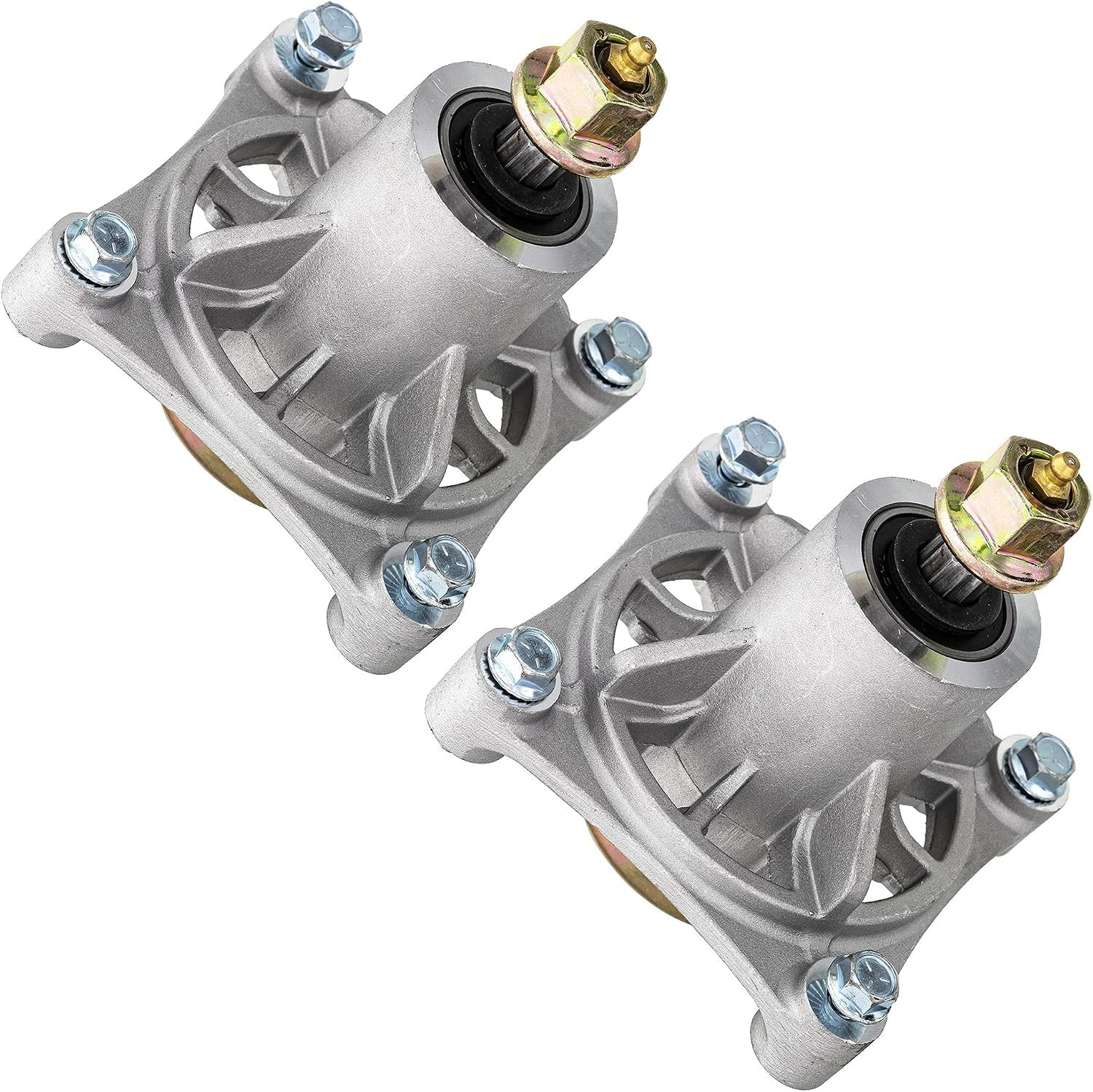 2-PACK Complete Spindle 42″ & 46″ For Poulan Pro: PP42, PP46, 461ZX, PPX46