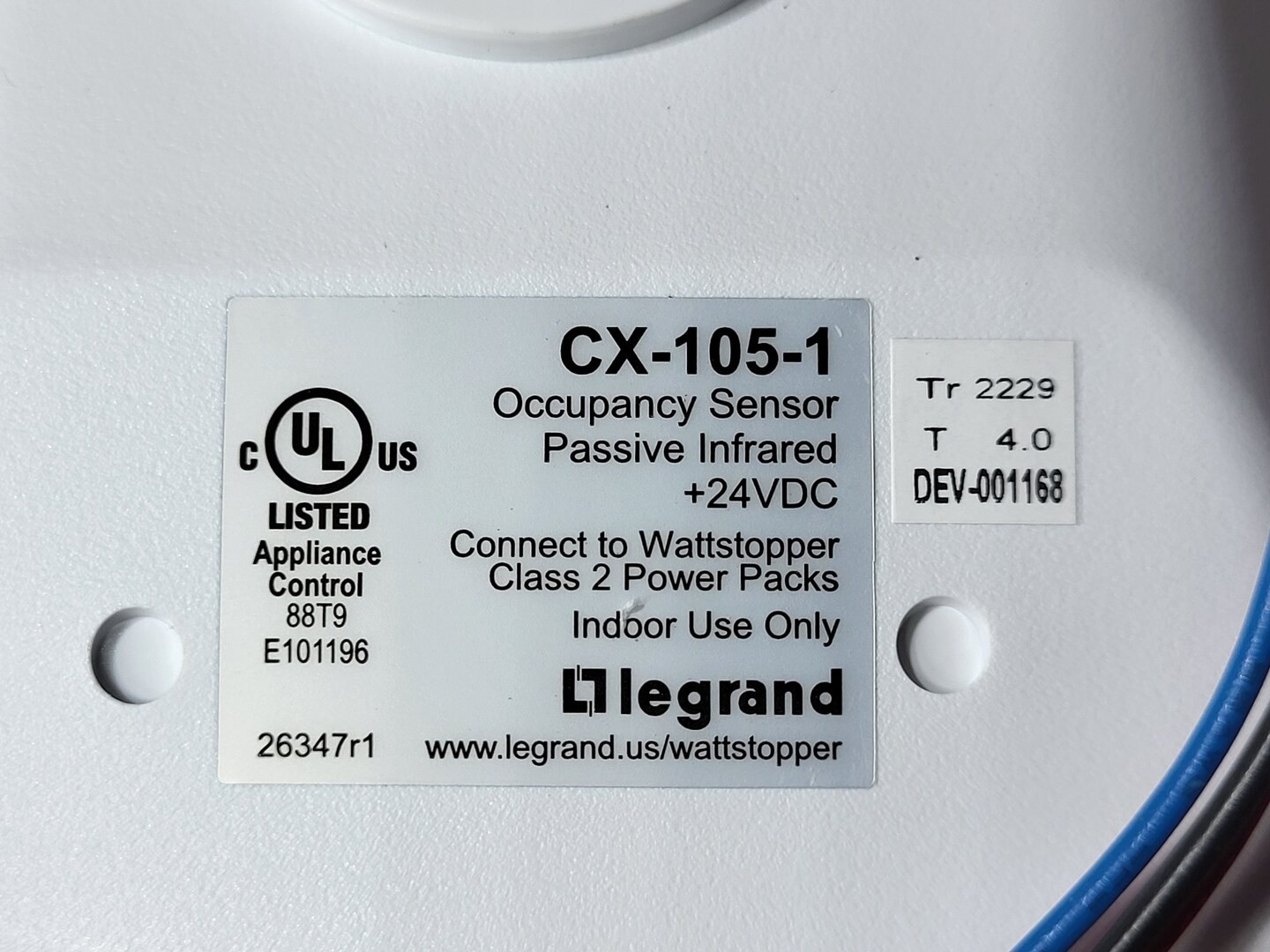 SURPLUS NEW Legrand CX-105-1 PIR Ceiling Occupancy Sensor – Electrical