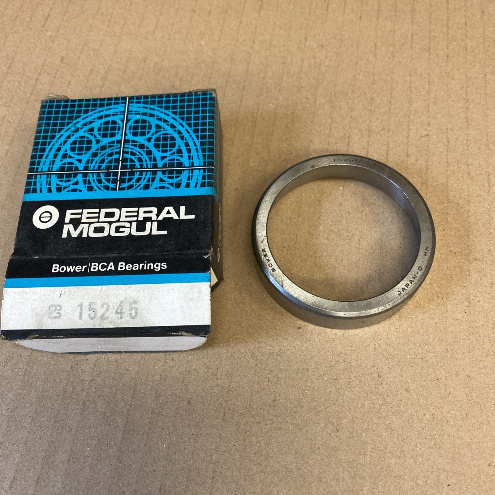 Bower 15245 TAPERED ROLLER BEARING RACE CUP 62-87 Chevy, Mopar, Etc Tap Desc