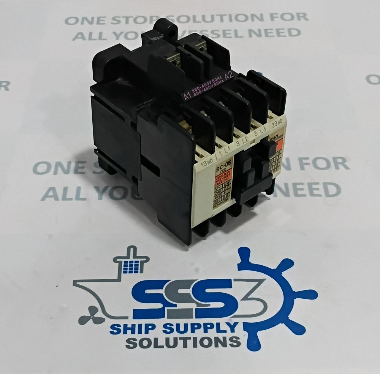 Fuji Electric SC-05 Contactor Coil Voltage 380-400V 50Hz 400-440V 60Hz, 13 Amp.