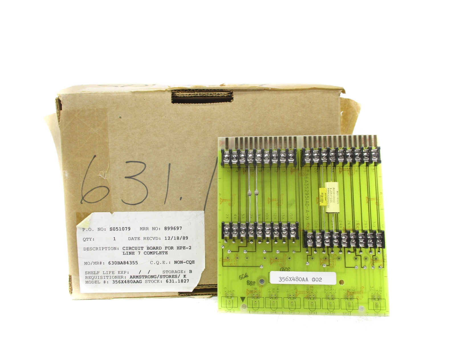 GENERAL ELECTRIC 356X480AAG02 NSMP