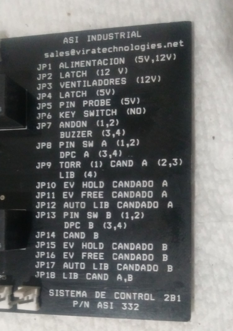 ASI Industrial ASI332 Control board