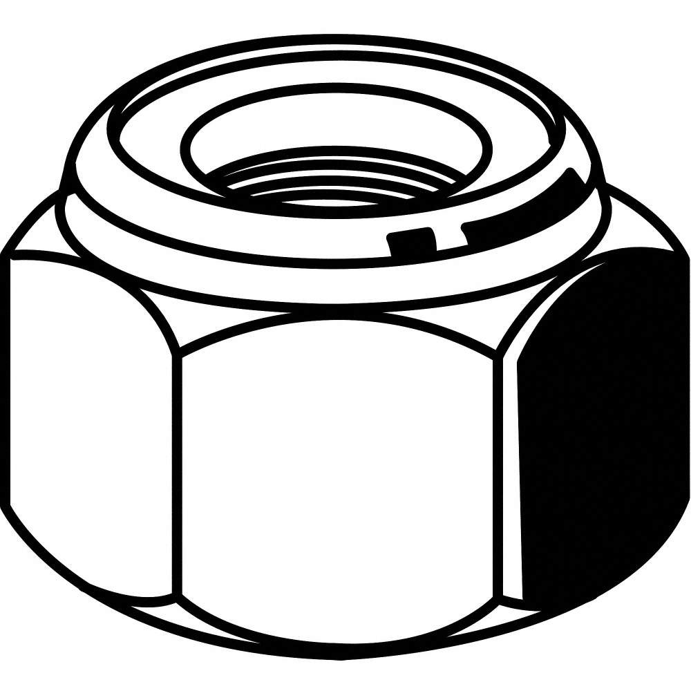 GRAINGER APPROVED U55730.100.0001 LkNt,316,SStl,1″-8,1 1/2×1 1/8in,5PK 26LJ20