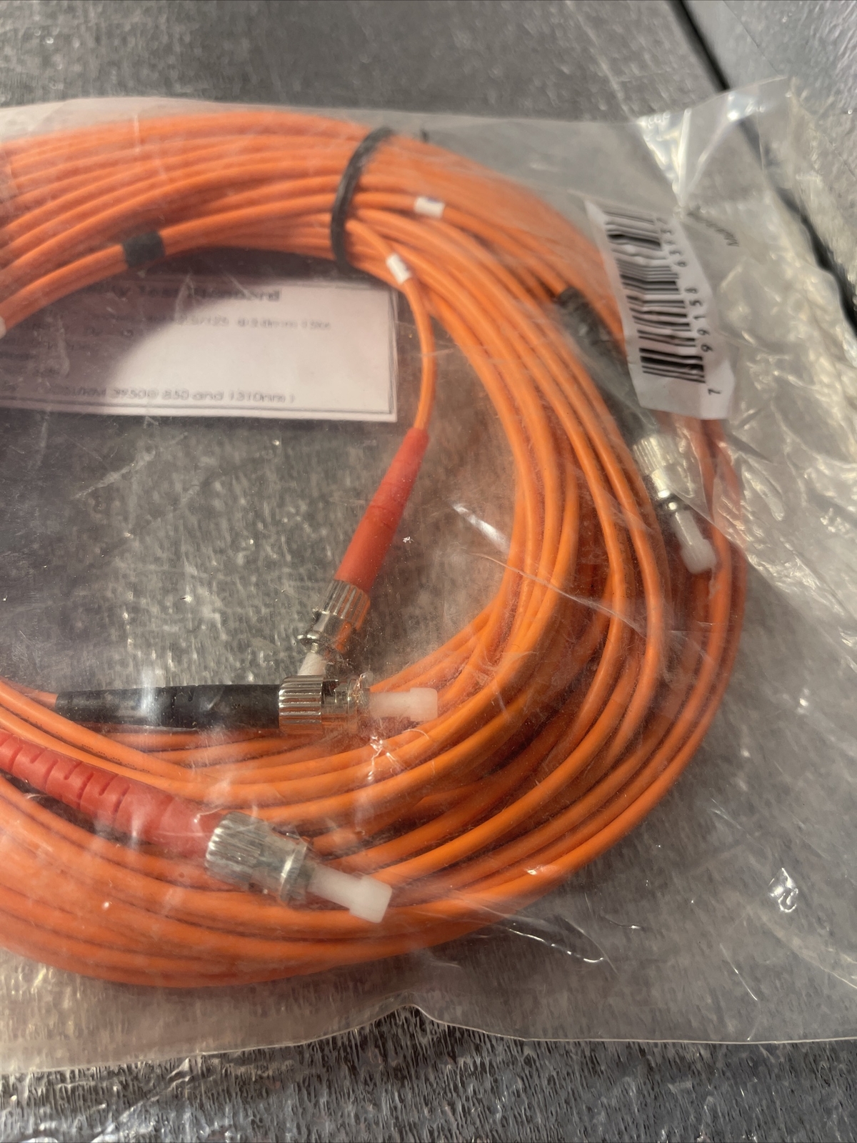 ALLEN TEL PRODUCTS GBST2-D2-15 FIBER OPTIC PATCH CORD
