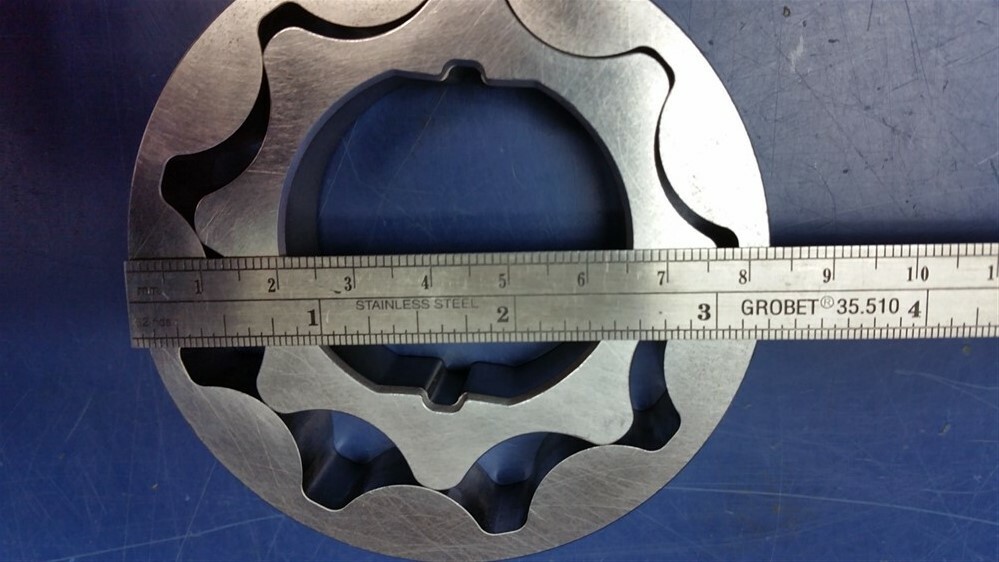 Gerotor Oil Pump Gear Assembly 8-Lobe OD=83mm ID/Shaft=44mm -SLPT Automotive