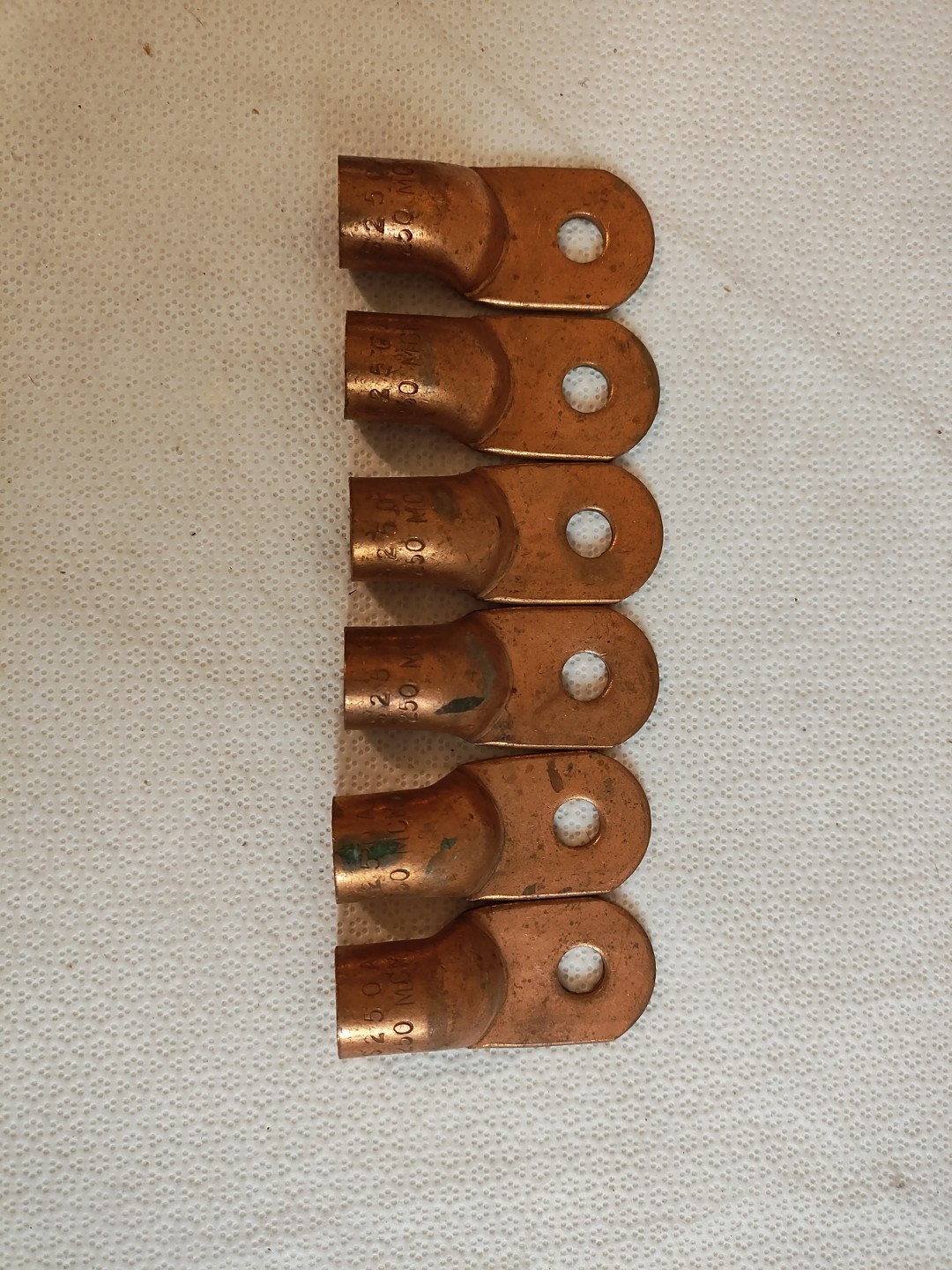 COPPER S250A 250MCM COMPRESSION LUG (A651) – Lot Of 6