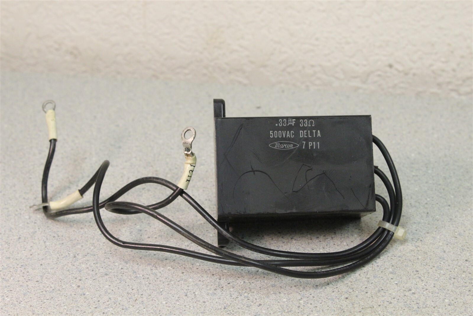 Marcon .33uf 33Ohm 500vac 7P11 Delta Capacitor *FREE SHIPPING*